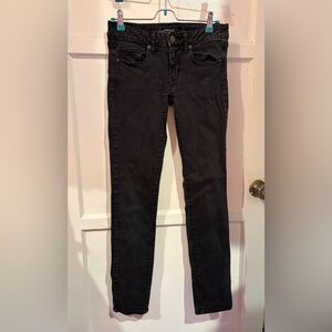 American Eagle Outfitters Black Skinny Jeans super stretch size 6